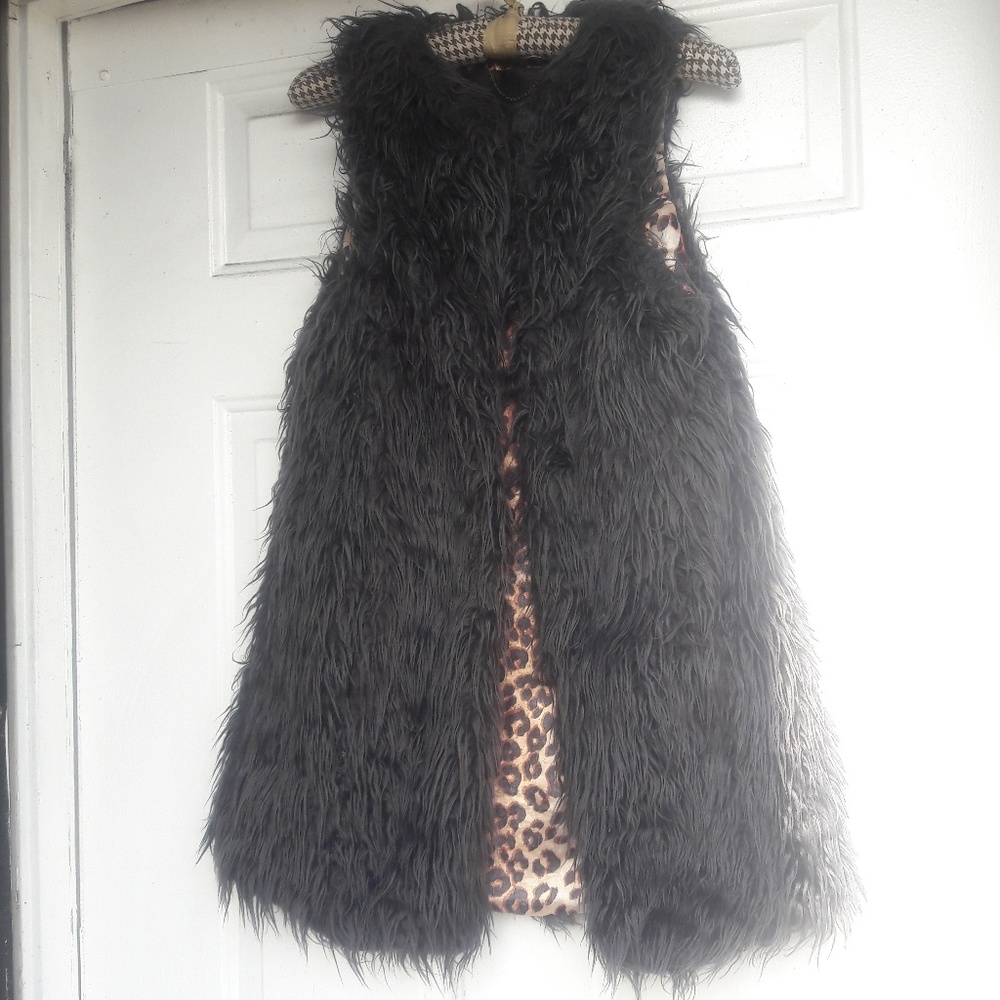 Long Fur Vest Vintage